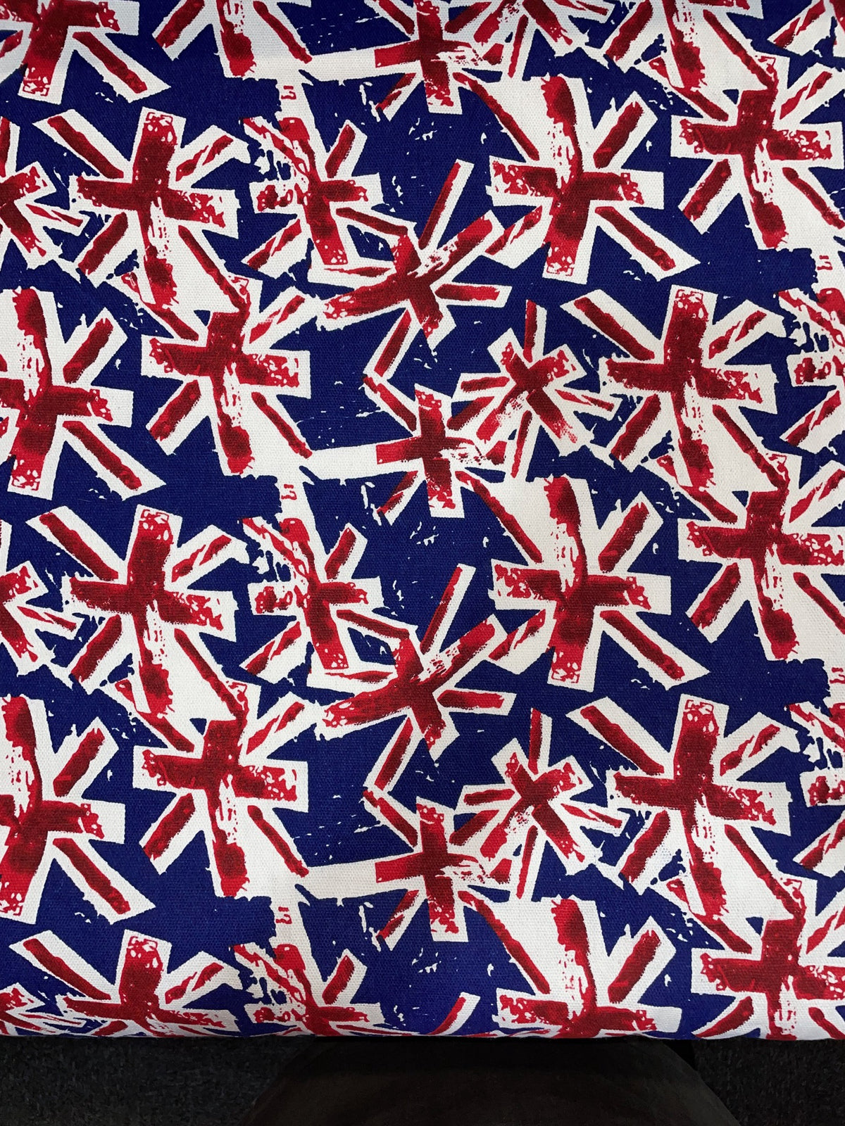 Blue Union Jack Cotton Drill
