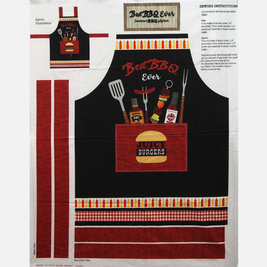 Best BBQ Ever Apron Panel