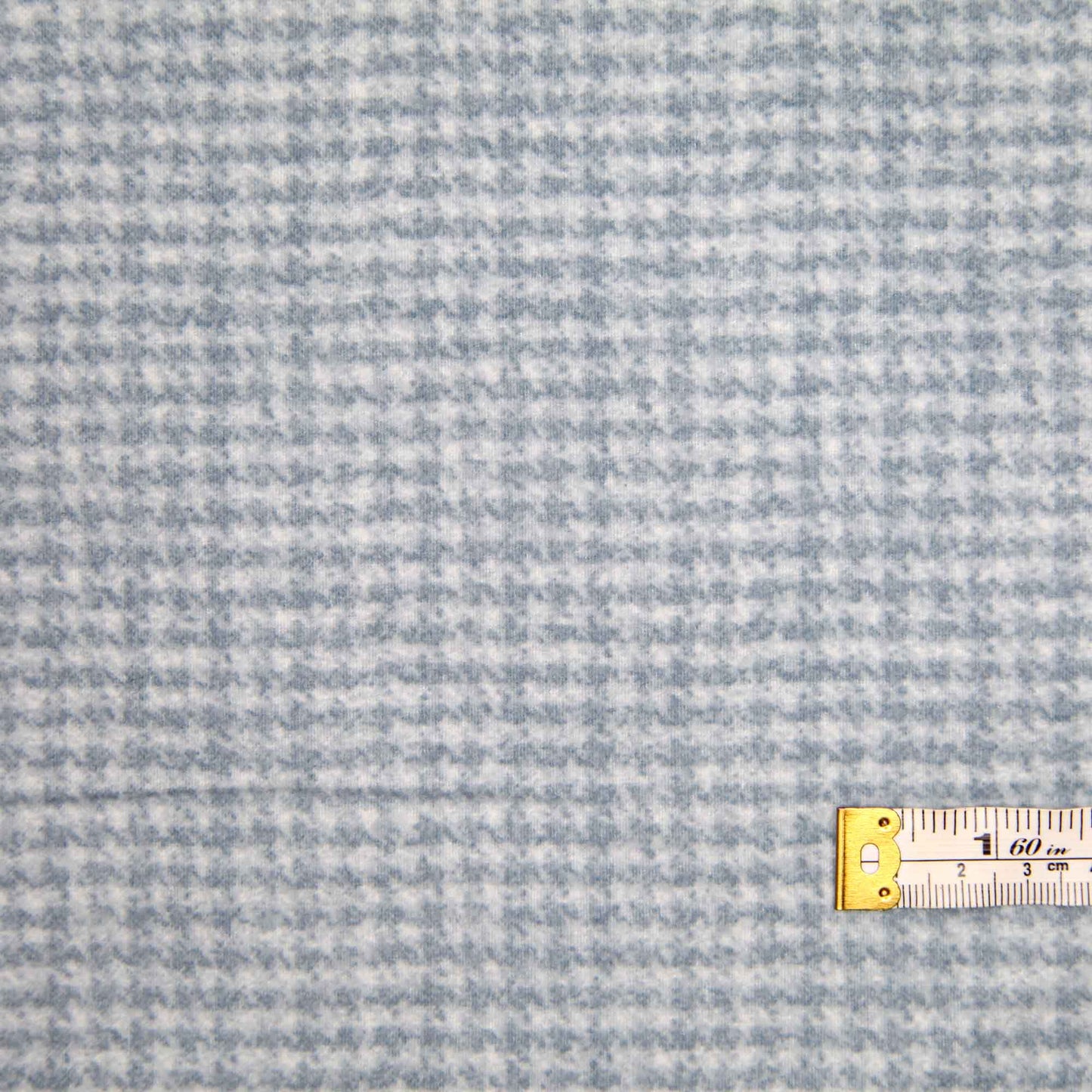 Woolies Flannel - Soft Blue Herringbone