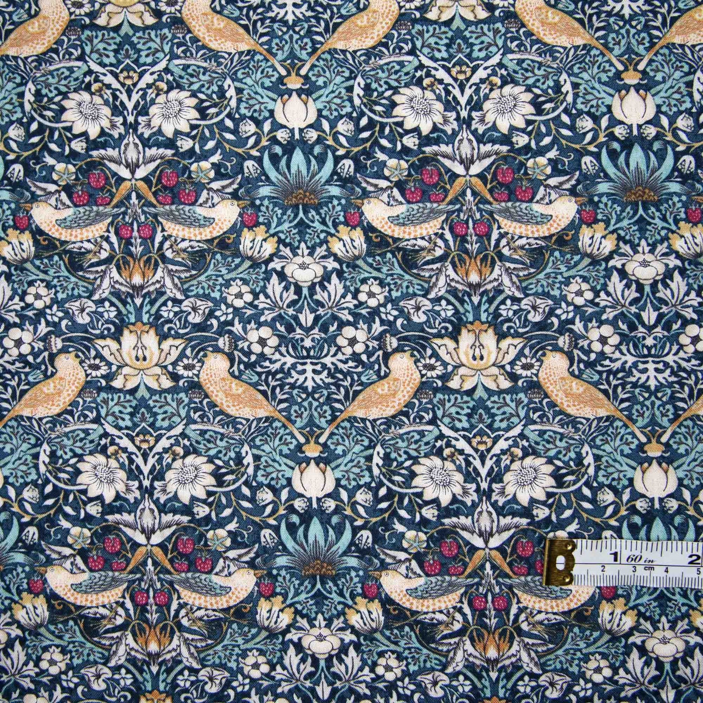 Morris & Co - Mini Strawberry Thief - Bloomsbury - Teal