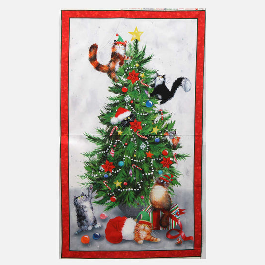 Meowy Christmas Panel
