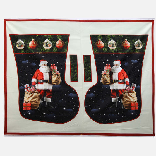 Santa's Ready Stocking Panel