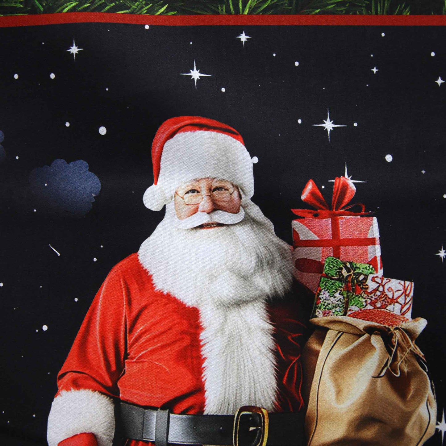 Santa's Ready Stocking Panel