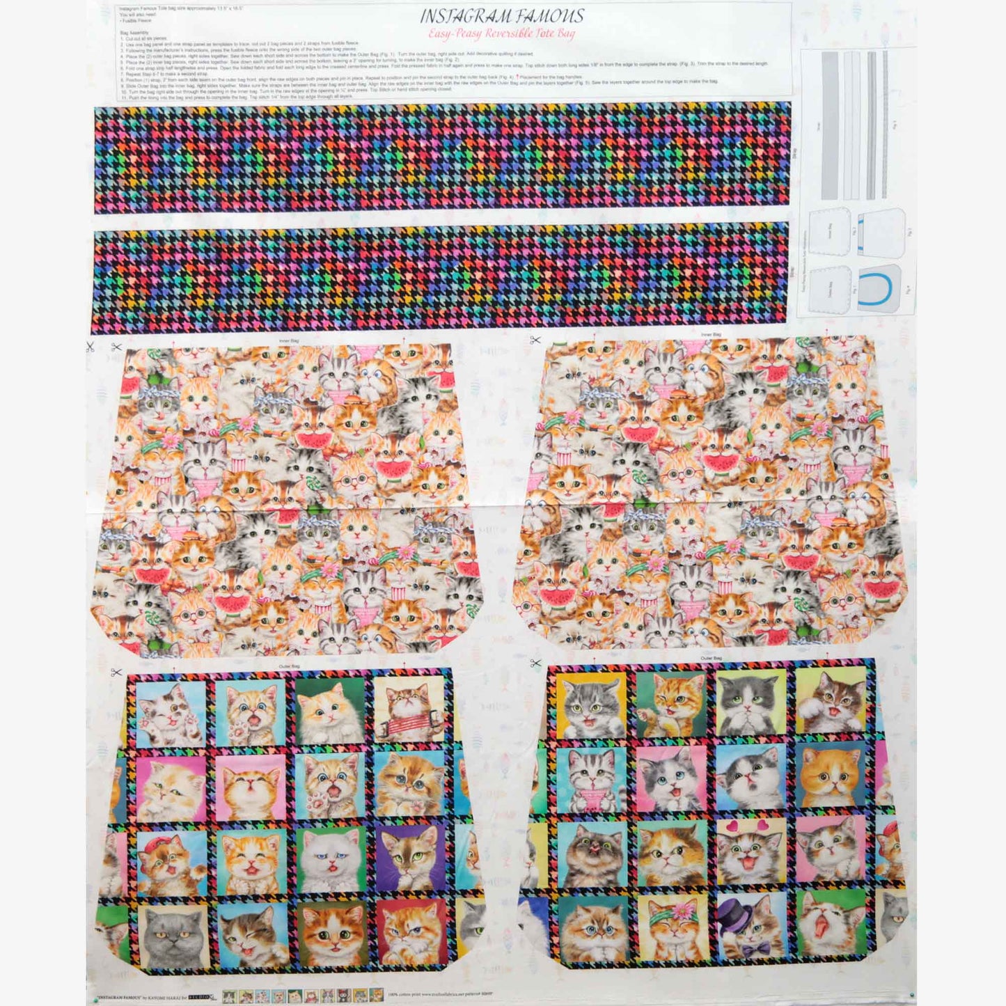 Instagram Famous - Tote Bag Panel