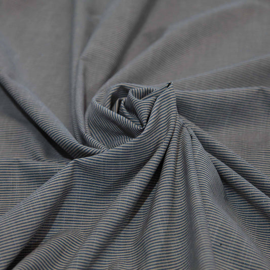 Cotton Linen Ticking Navy