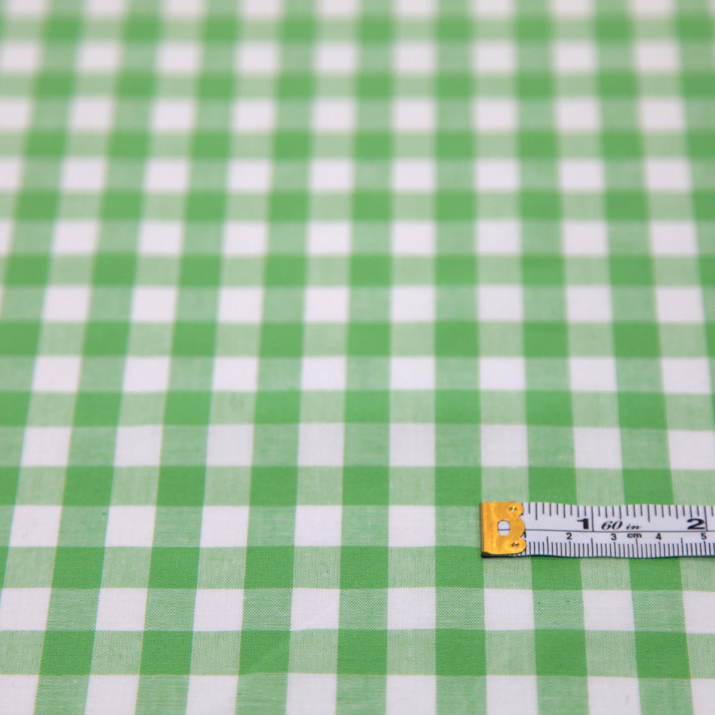 Cotton Gingham 12mm Light Green