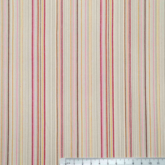 Gael Cotton Stripe - Pinks