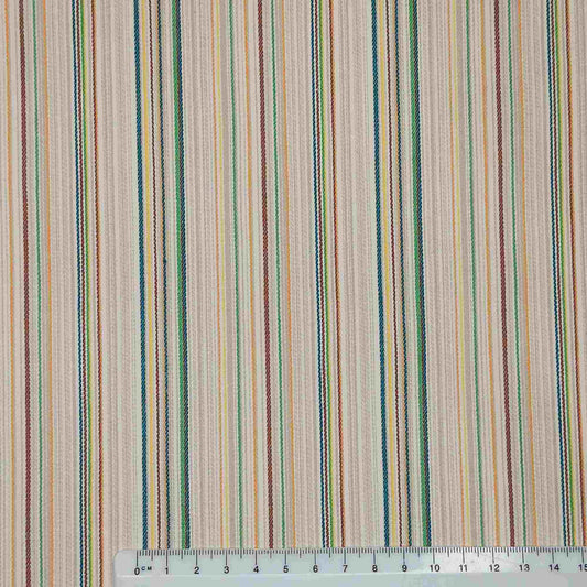 Gael Cotton Stripe - Greens