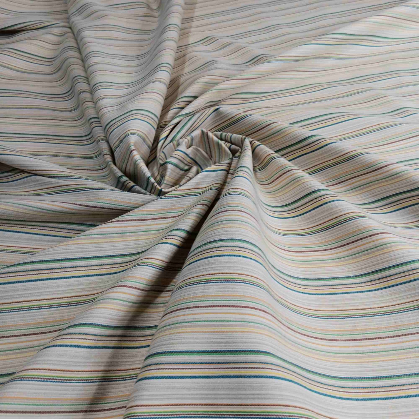 Gael Cotton Stripe - Greens