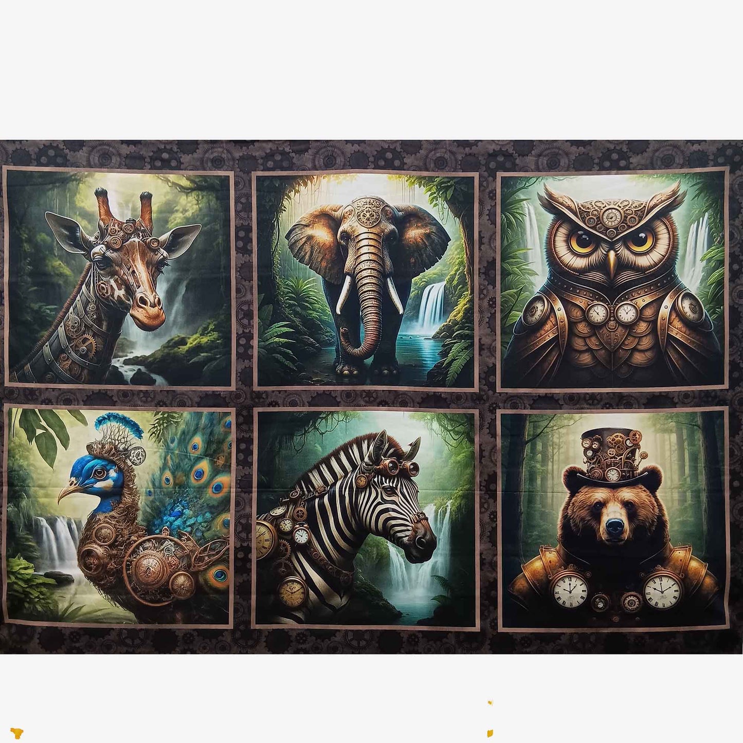 Steampunk Menagerie Small Panel