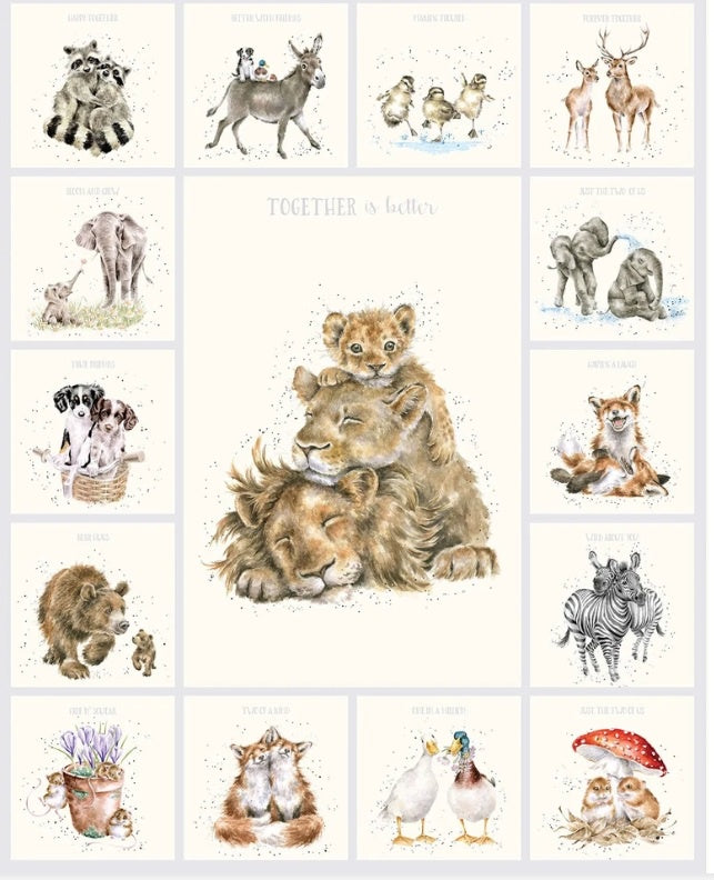 Together is Better - Lion Panel