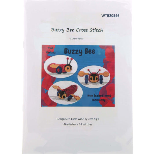 Buzzy Bee Cross Stitch Pattern