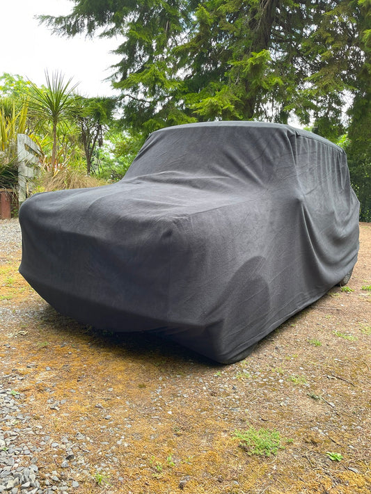 Classic Mini Indoor Car Cover - Black Polar Fleece