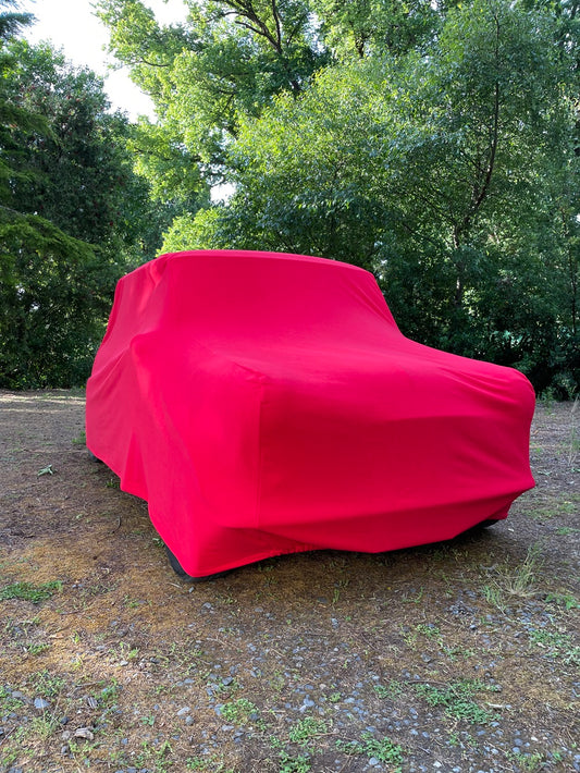 Classic Mini Indoor Car Cover - Red Polar Fleece