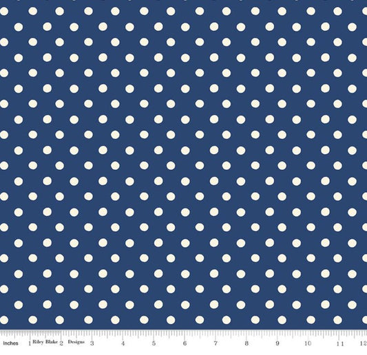 Button Spot - Navy