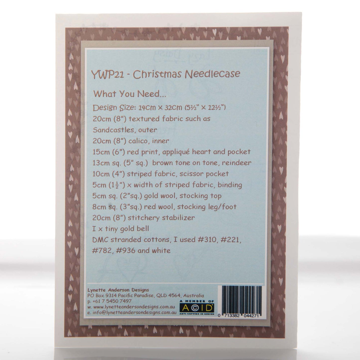 Christmas Needlecase