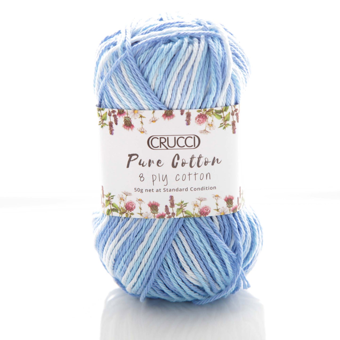 Pure Cotton 8 Ply Variegated