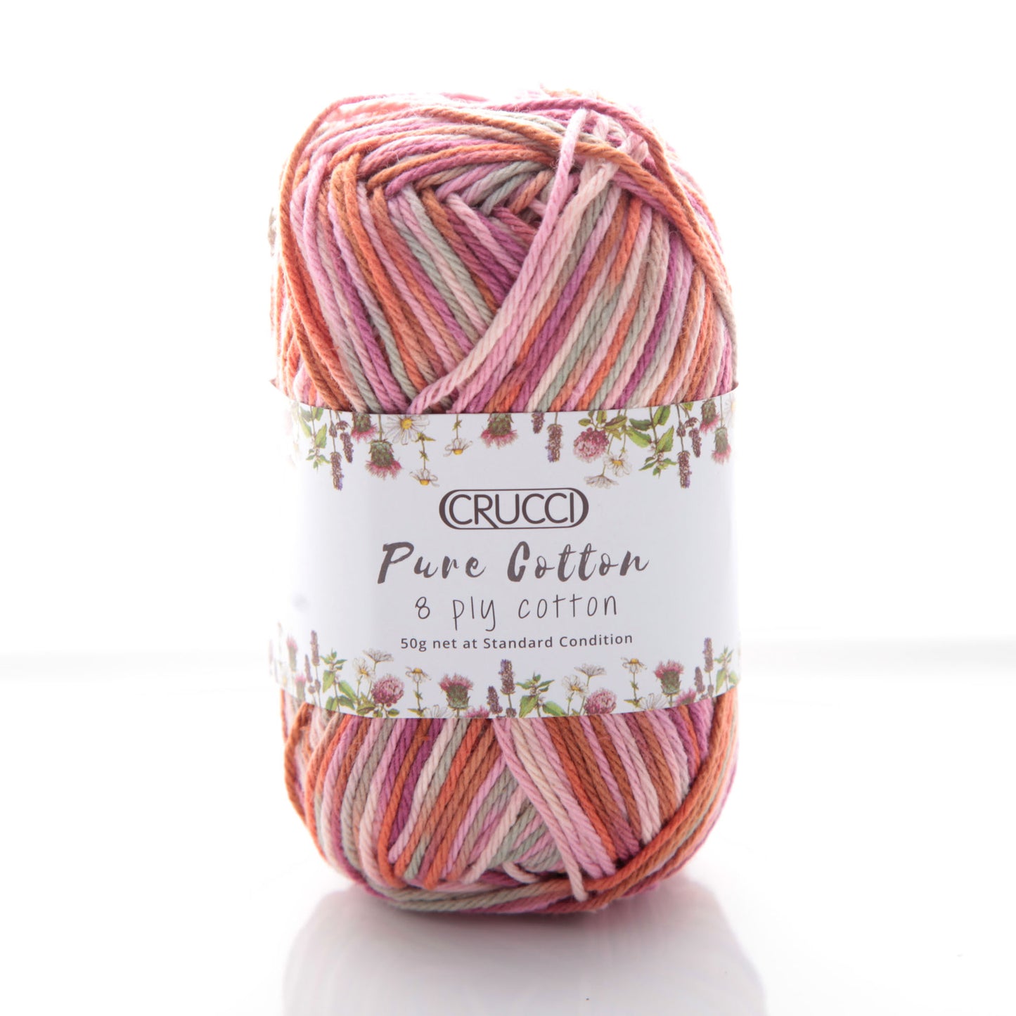 Pure Cotton 8 Ply Variegated