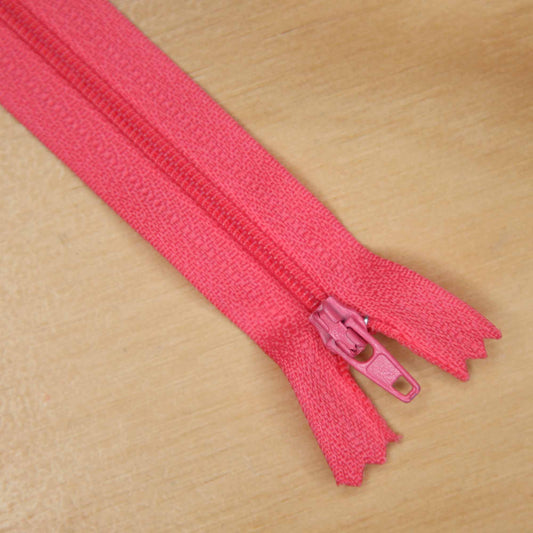 Dress Zips - Coral