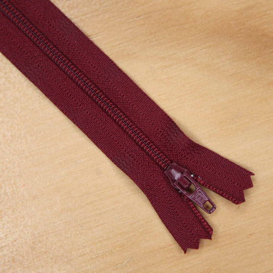 Dress Zips - Wine