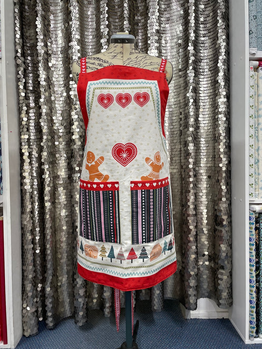 Gingerbread Season Apron - Ready Made