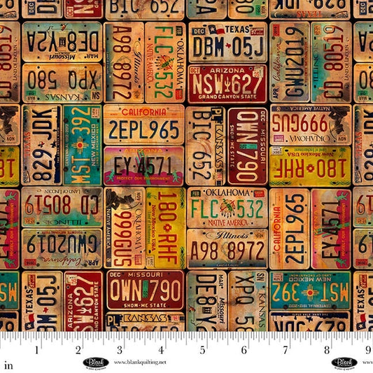 Historic Highway - Vintage Licence Plates
