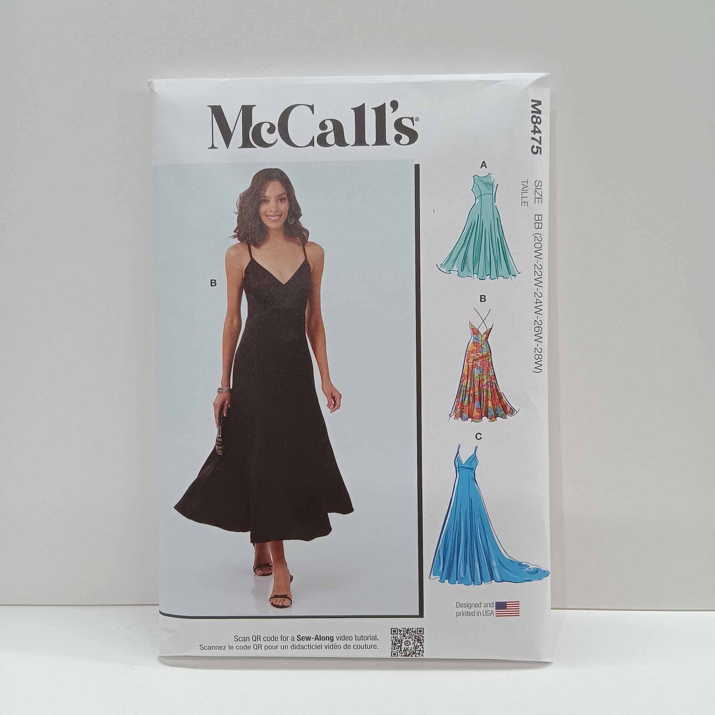 M8475 Misses and Women's Dress