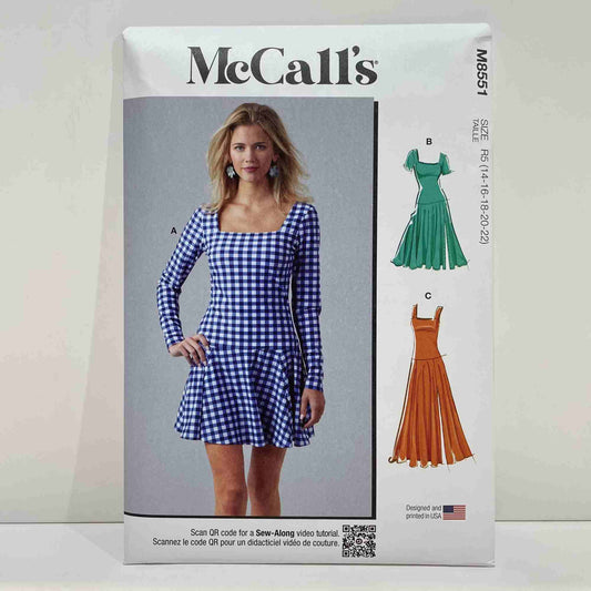 M8551 Misses Dresses