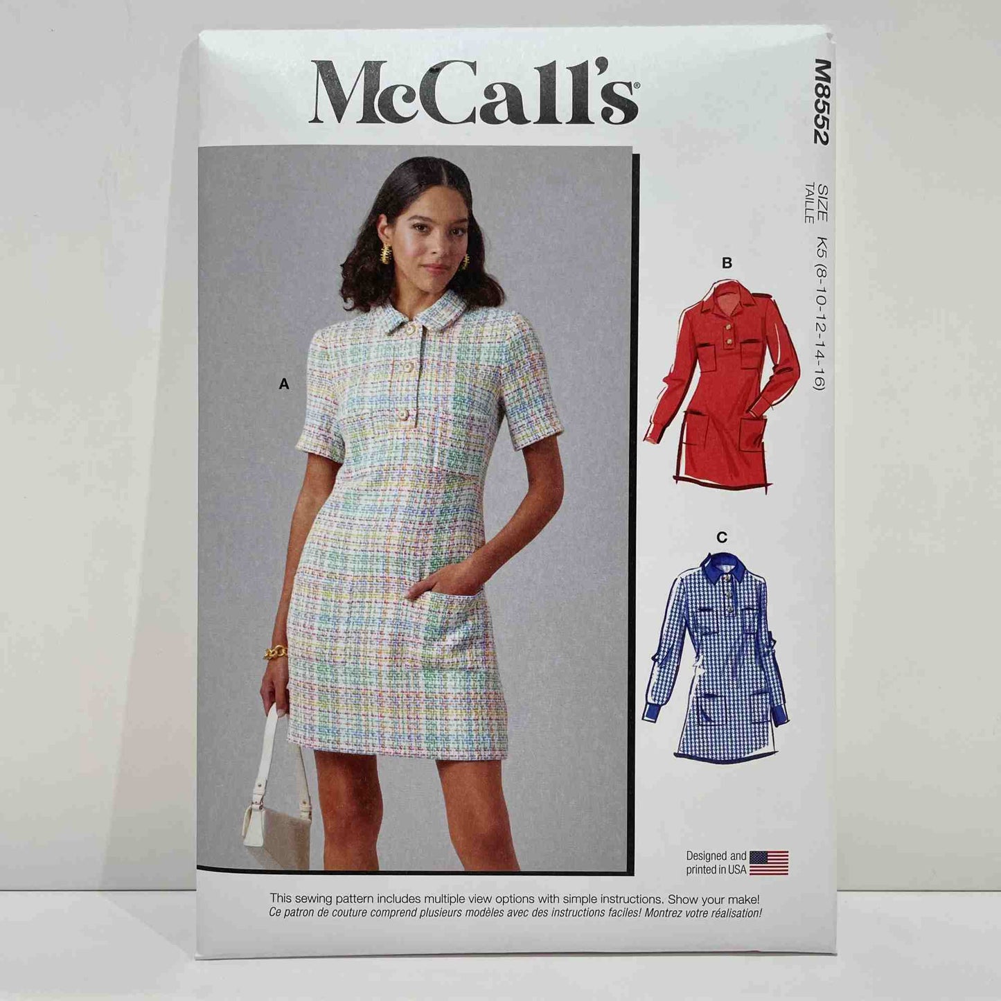 M8552 Misses Dress