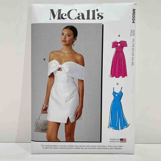 M8554 Misses Dresses