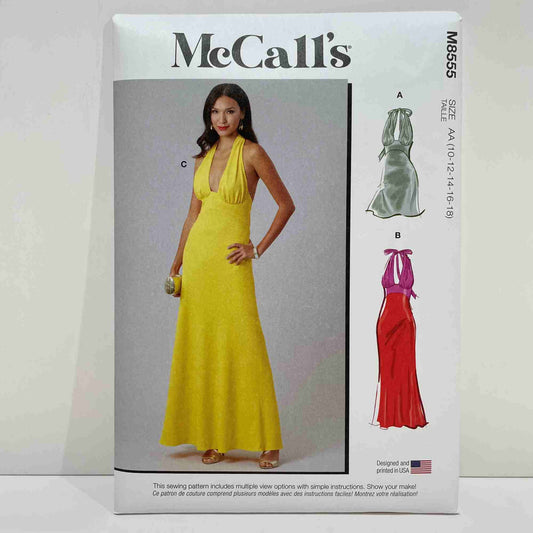 M8555 Misses and Women's Evening Dresses