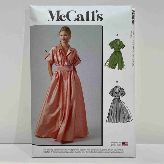 M8556 Misses Shirtdress