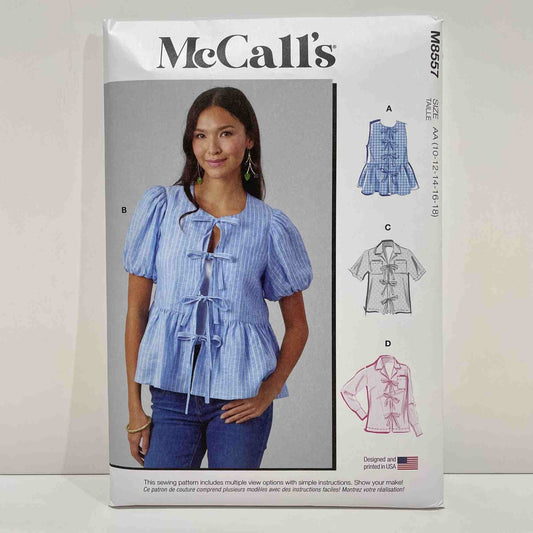 M8557 Misses and Women's Tops