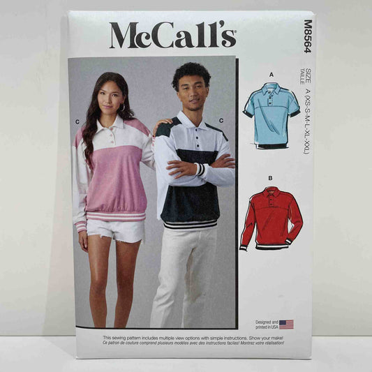 M8564 Unisex Knit Pullover Tops