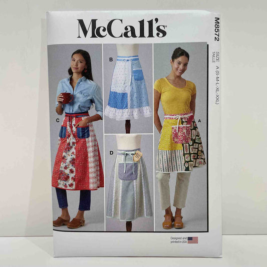 M8572 Misses Aprons