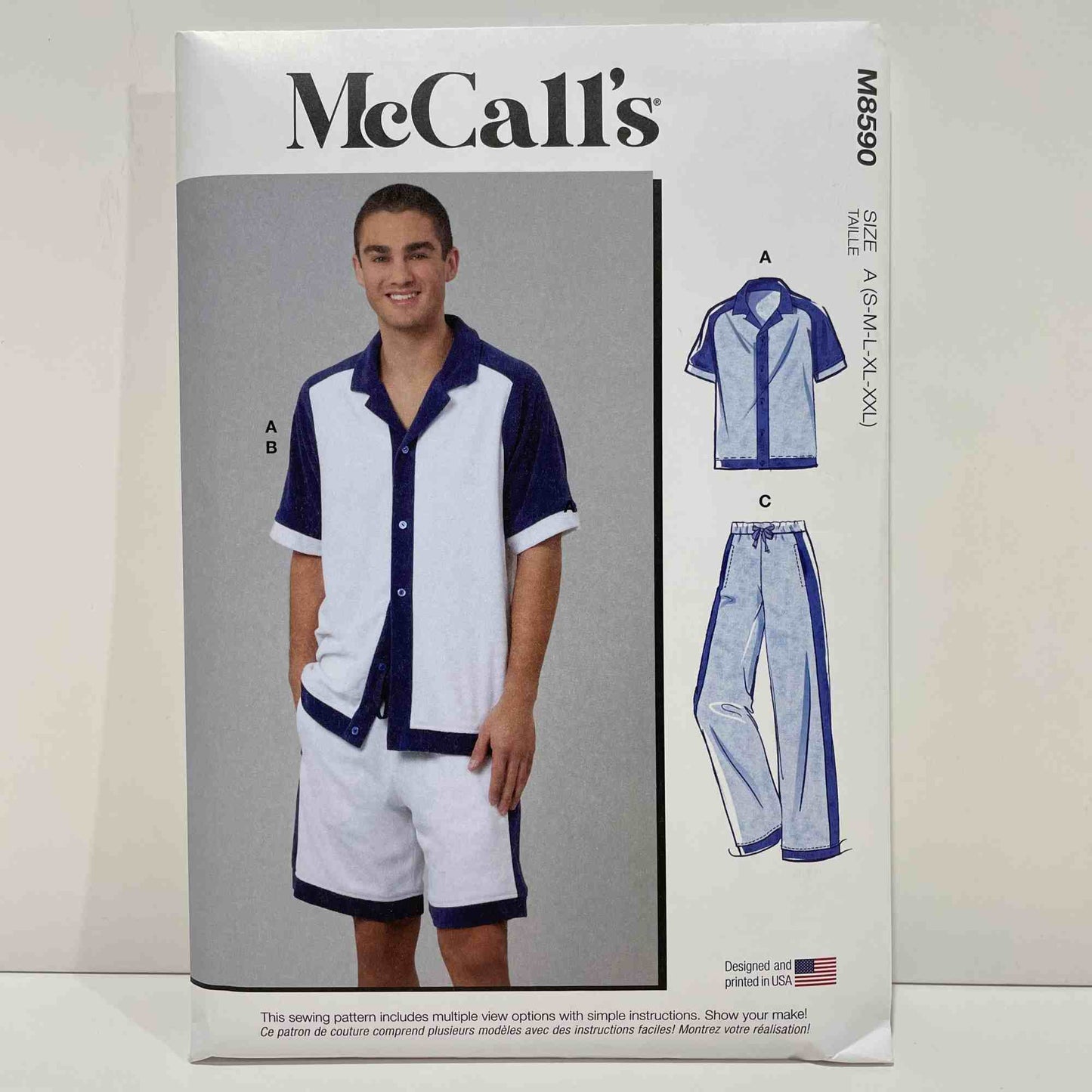 M8590 Men's Top and Pants
