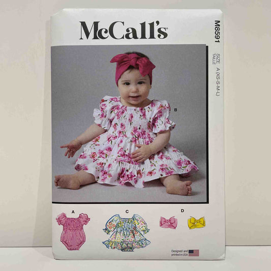 M8591 Babies Romper