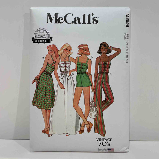 M8596 Misses Vintage Jumpsuit