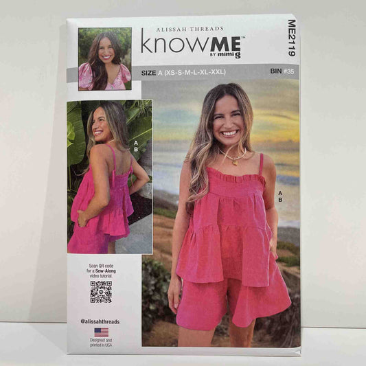 ME2119 Misses Top and Shorts