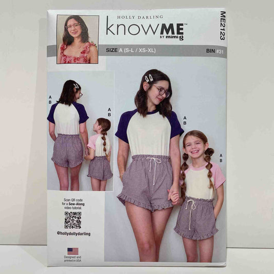 ME2123 Girls and Misses T-Shirt and Shorts