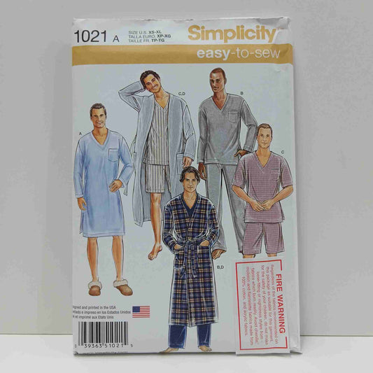 S1021 Men's Robe and Pyjamas