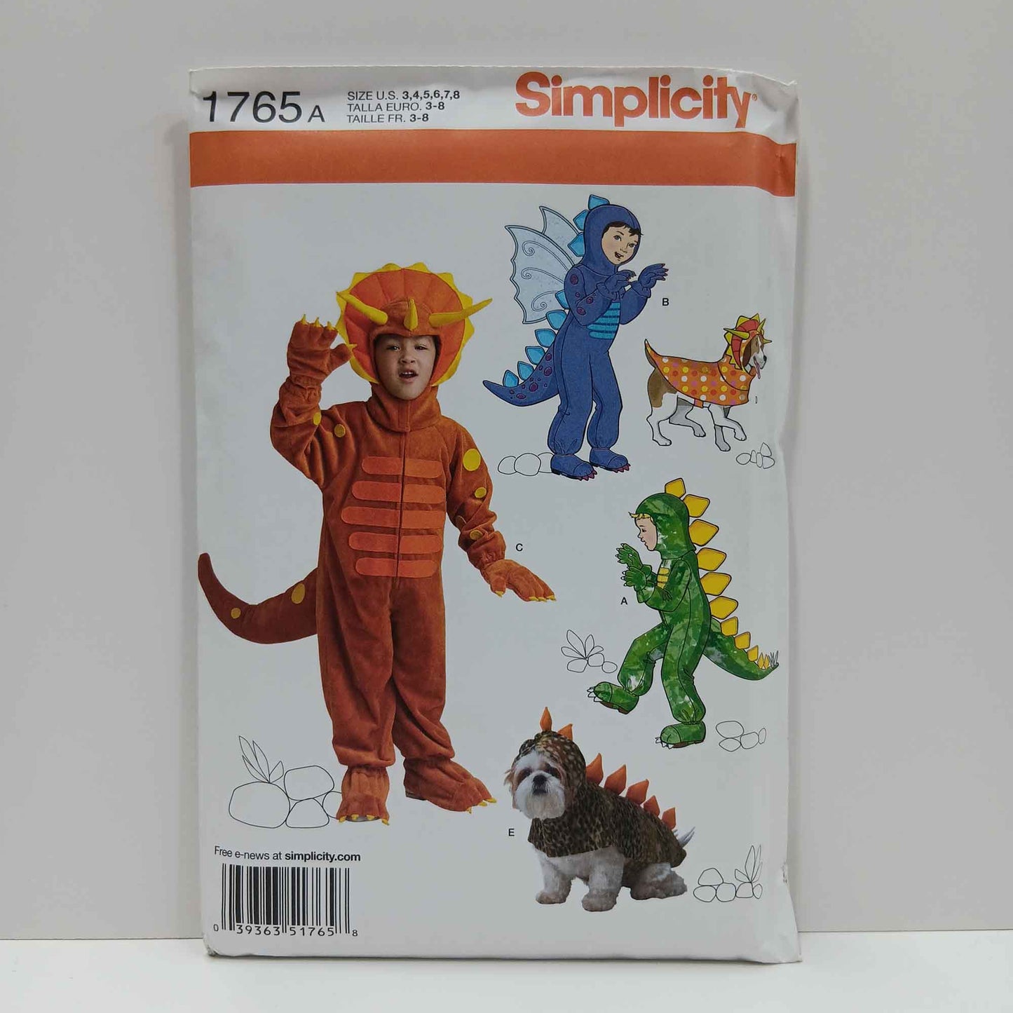 S1765 Child's Dinosaur Costumes