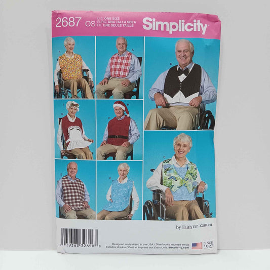 S2687 Adult Clothing Protectors and Hats