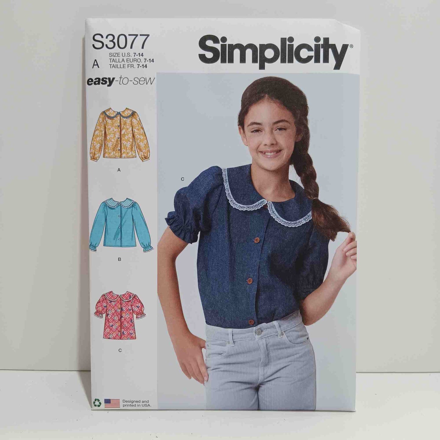 S3077 Girls Tops