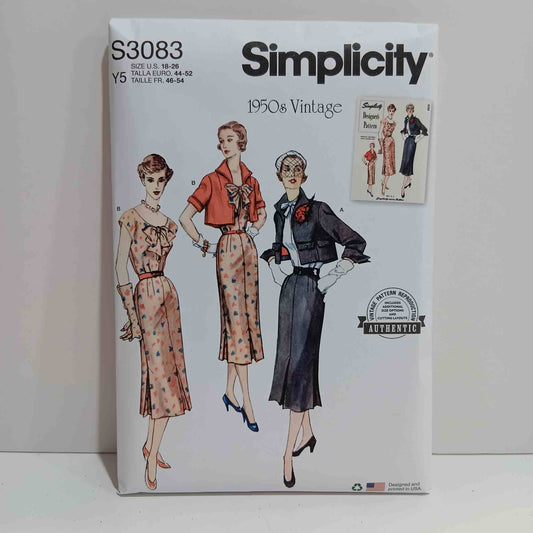 S3083 Misses Dress and Jacket