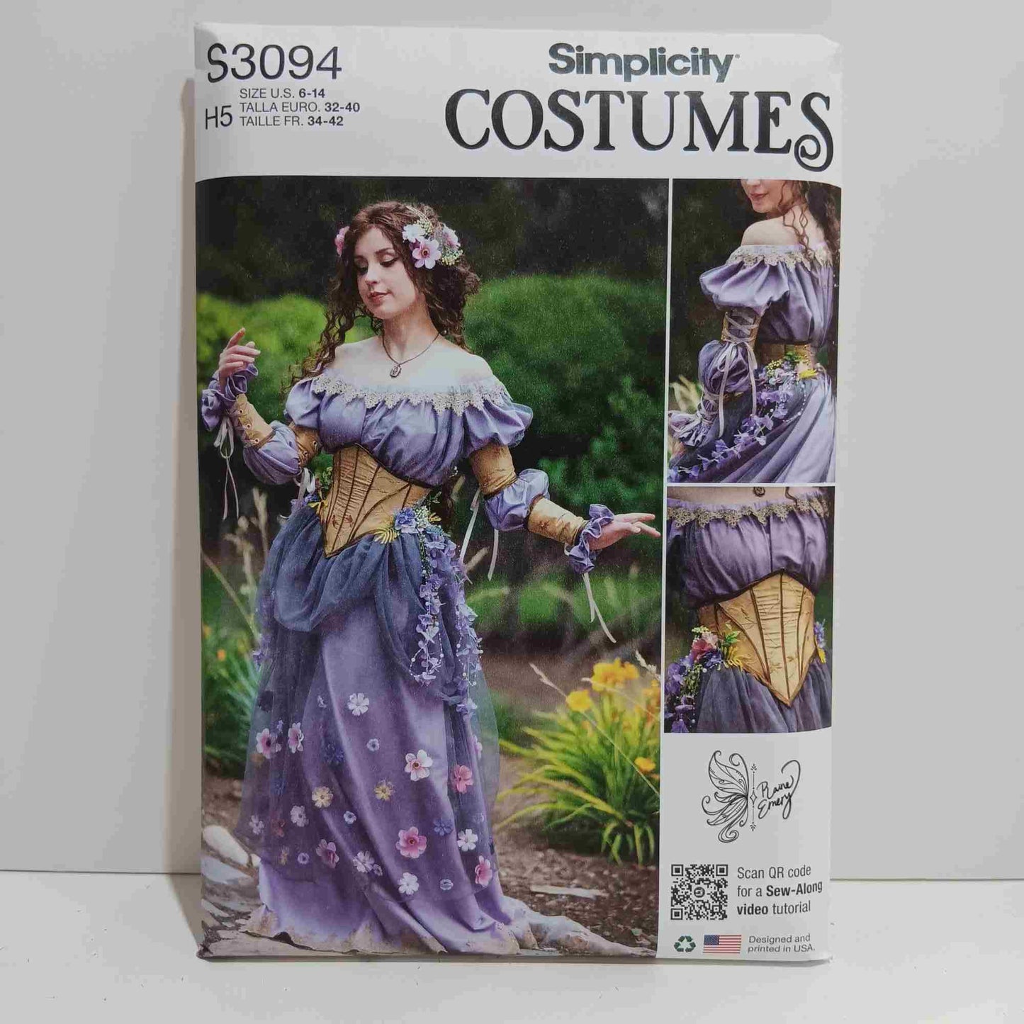 S3094 Misses Costume Gown