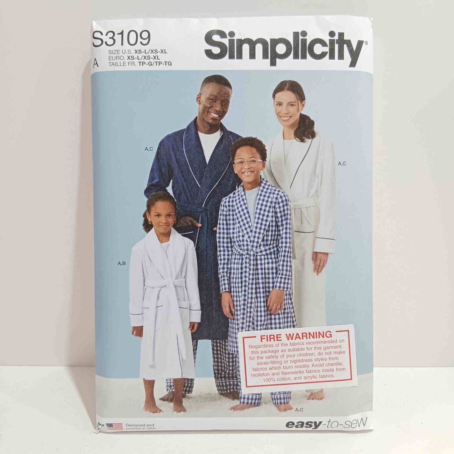 S3109 Dressing Gown and Pants