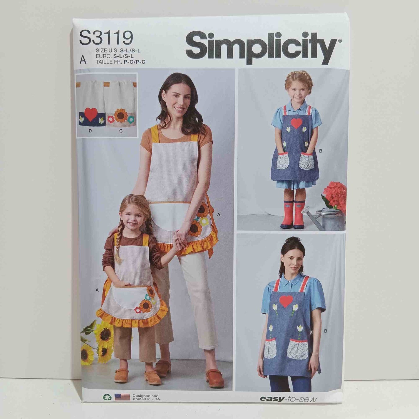 S3119 Childrens and Misses Apron