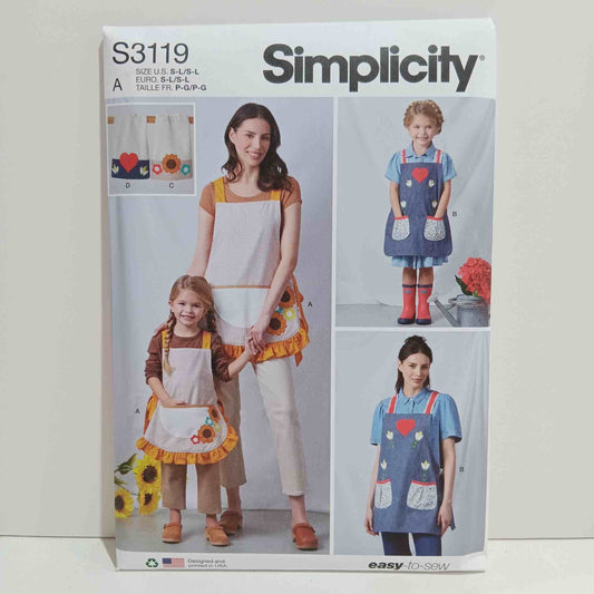 S3119 Childrens and Misses Apron