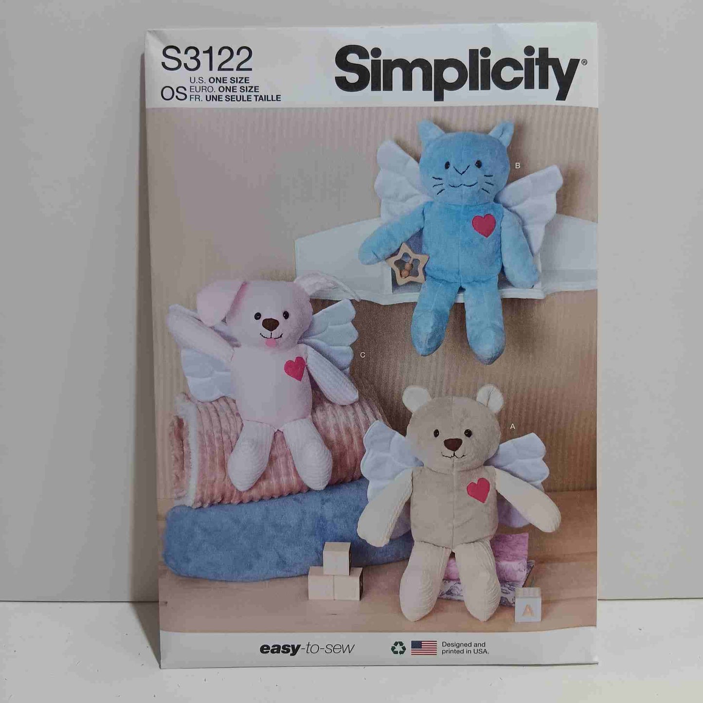 S3122 Plush Animals with Wings
